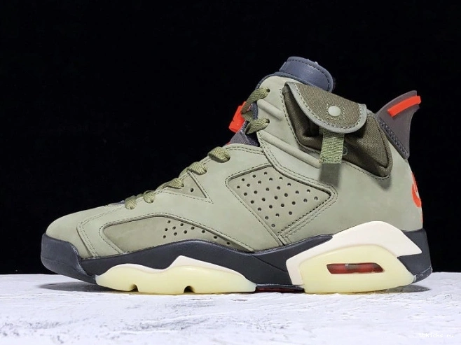 Reps TB Medium CN1084-200 Scott 6 Travis Air Jordan Olive x 0810